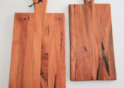blue gum serving and chopping boards